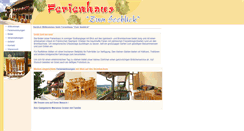 Desktop Screenshot of ferienhaus-zum-seeblick.de
